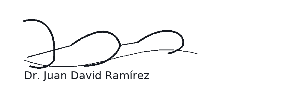 Firma Juan David Ramirez